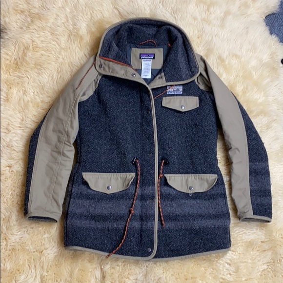 Patagonia Jackets & Blazers - RARE Patagonia Re-claim wool parka